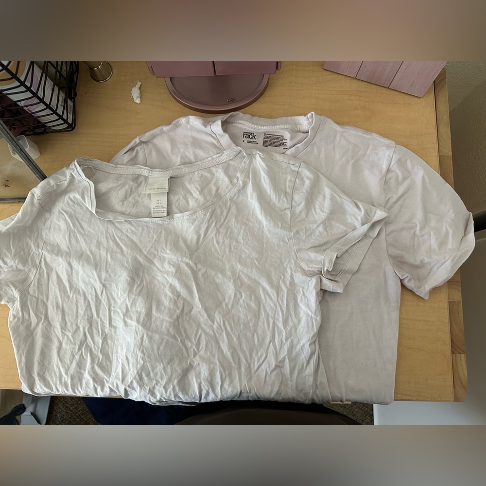 2 White Shirts